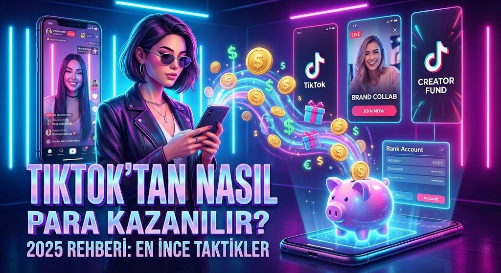 TikTok’tan Nasıl Para Kazanılır? 2025 Rehberi: En İnce Taktikler